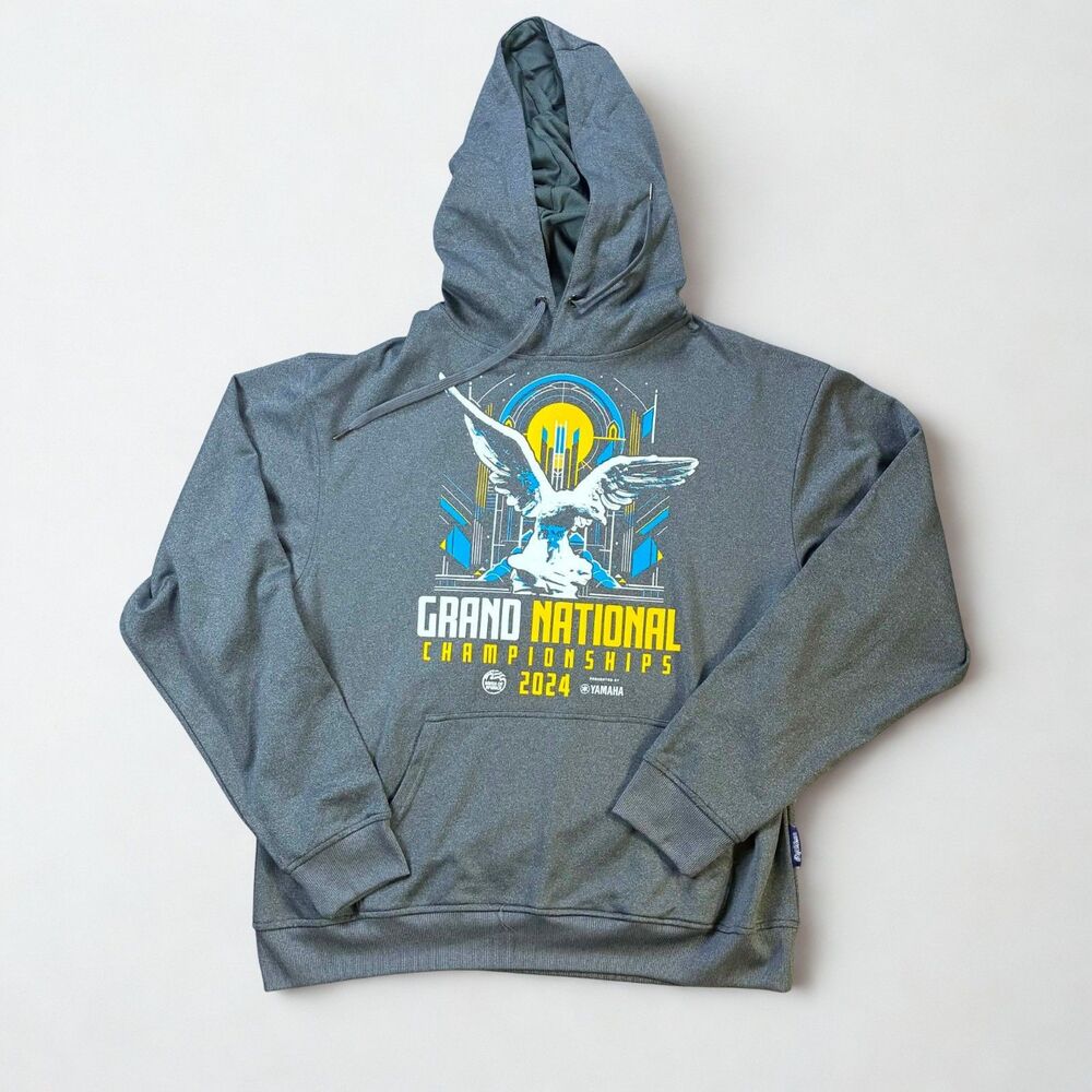 PepWear Grand National Championships 2024 Hoodie Gray Large Indianapolis IN